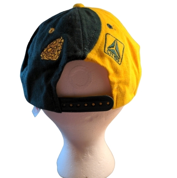 World Champions VINTAGE Green Bay Packers Citgo Snapback Hat CHEESEHEADS - Picture 4 of 5